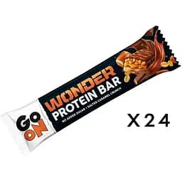 Блок батончиков Go On Nutrition Wonder Protein Bar, 24*45 грамм - Соленая арахисовая карамель
