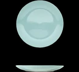 Тарілка керамічна Well Done 20 см бірюзова (WD-5023G)