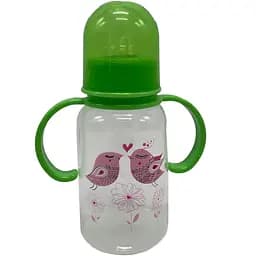 Бутылочка для кормления Mega Zayka с ручками 150 мл MGZ-0205 (Green)