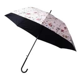 Парасоля-тростина Yiwu HP-23-7BE напівавтомат складна 99 см з квітковим принтом бежева