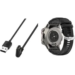 Зарядний пристрій DK кабель (1m) USB для Xiaomi Amazfit Falcon (A2029) (black) - мініатюра 5