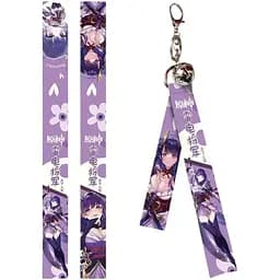 Брелок тканинний Геншин Імпакт Сегун Райден Genshin Impact Raiden Shogun 10 см