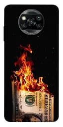 Чехол Demsky Money burn для Xiaomi Poco X3 NFC / Poco X3 Pro