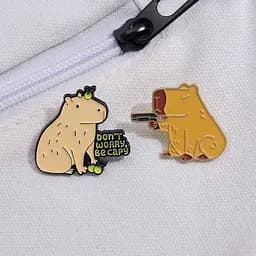 Значок Мем Капібара Capybara 2 см P MEM 03 - мініатюра 2