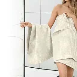 Рушник вафельний Cosas Biscuit Greek Waffle 115х150 см (Towel_05Biscuit_GreekWaffle_115x150) - мініатюра 6