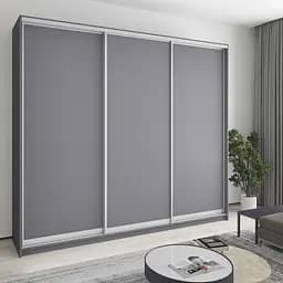 Шафа-купе тридверна MebelStar Комбо AL 3ДСП 270x45x240 см Антрацит (MBS-2043)