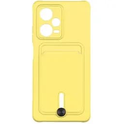 Чохол із кишенею для карток OtterBox Colorfull Pocket Card Xiaomi Redmi Note 12 Pro + 5G Yellow