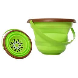 Дитяче іграшкове складане відерце Bambi "Фрукти" 6911N(Green) зелений