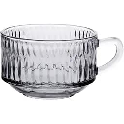 Набір чашок скляних Yiwu 6 шт. 270 мл strips HP-YH-10C2