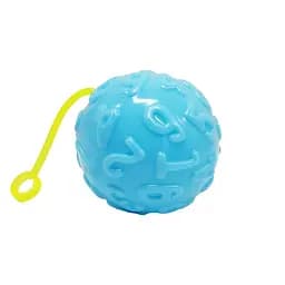 М'яч дитячий Bambi MS 4286(Blue) 7,5 см, текстурний, пискавка, мерехтить