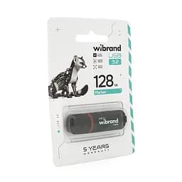Флеш-накопичувач Wibrand USB 3.2 Gen1 Marten 128GB Black