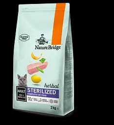 Сухий корм для стерилізованих котів Nature Bridge Herbal супер - преміум 2кг