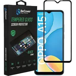 Захисне скло BeCover для Oppo A15s Black (706087)