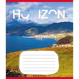 Зошит загальний "Горизонт" Leader 096-640014L-5 в лінію, 96 аркушів