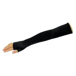 Перчатки-митенки атласные