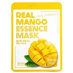 Тканевая маска для лица FarmStay Real Mango увлажняющая с экстрактом манго
