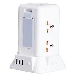 Мережевий фільтр-подовжувач TOWER 6 розеток LED-лампа 3USB + 1PD 4,8 метра Yiwu HP-5-3MF - мініатюра 17