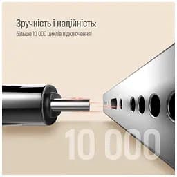 Дата кабель USB-C to USB-C 2.0m (PVC+Aluminum Alloy) (PD Fast Charging 240W) 5А black ColorWay (CW-CBPDCC070-BK) - мініатюра 12