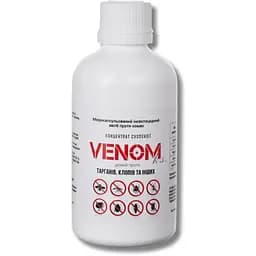 Засіб від тарганів клопів Venom 100 мл. концентрат. Без запаху