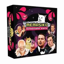 Настільна гра FlixPlayз мемами Memasiko. Нерафіновані жарти PLR-0024