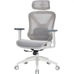 Крісло офісне Officepro Atlas OC630-W-LG-LG White/Light Gray (OC630-W-LG-LG) - мініатюра 2