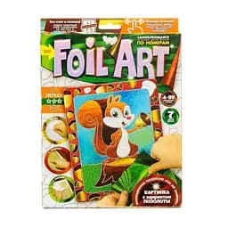 Набір креативної творчості "Аплікація" FAR-01-01…10 кольорова фольга Белка