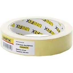 Скотч малярный Unifix 25 мм x 40 м премиум
