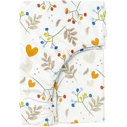 Простирадло Cosas на резинці 90х200 bush orange, помаранчевий (BushOrange_90x200x20)