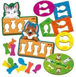 Гра-сортер Vladi Toys Нагодуй пухнастиків (ZB2002-07) - мініатюра 3