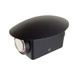 Підсвітка Brille фасадна LED 2W NW IP54 BK (AL-606/2)