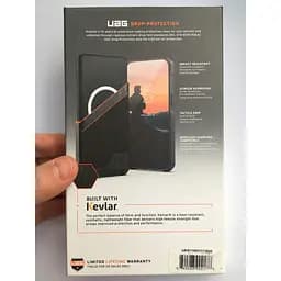 Оригінальний протиударний чохол UAG Metropolis LT MagSafe для iPhone 14 Pro Max Kevlar Black 114051113940 - мініатюра 6