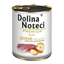 Консерви для собак Dolina Noteci Pure схильних до алергії 800 г (гусак і яблуко)