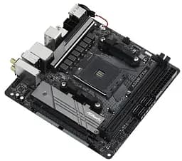 Материнська плата AsRock A520M-ITX/ac (A520M-ITX/ac) (Socket AM4, AMD A520, Mini-ITX) - мініатюра 3