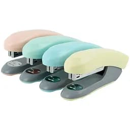 Степлер канцелярський Axent Welle-2 Pastelini №24/6 пластиковий 20 аркушів, жовтий (4820-08-A) - мініатюра 4