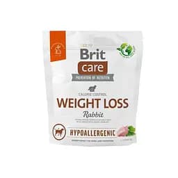 Сухой корм Brit Care Dog Hypoallergenic Weight Loss для собак с избыточным весом, гипоаллергенный с кроликом, 1 кг