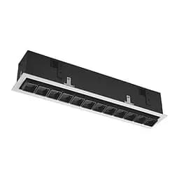 Вбудований світильник Skarlat RSL74108 12×2W WH+BK 3000K