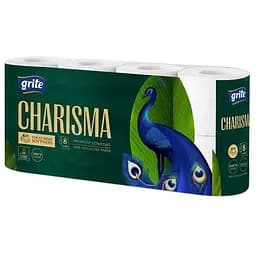 Туалетная бумага Grite Charisma 4 слоя 8 рулонов (4770023348828/4770023000344)