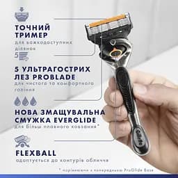 Змінні касети для гоління Gillette Fusion ProGlide 12 шт. - мініатюра 3