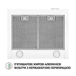 Витяжка купольна Perfelli K 6610 WH 1000 LED - мініатюра 5