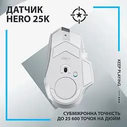 Бездротова миша Logitech G502 X Lightspeed Wireless White (910-006189) - мініатюра 4
