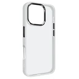 Чехол для Apple iPhone 16 Pro, UNIT2, белый, ударопрочный, прозрачный противоударный чехол-накладка из TPU и поликарбоната (PC), с защитными бортиками, защита всего корпуса от ударов и царапин, ArmorStandart (ARM78761)