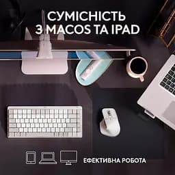 Мишка Logitech MX Master 3S For Mac Performance Wireless Pale Grey (910-006572) - мініатюра 4