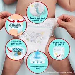 Уцінка. Набір підгузки-трусики Pampers Premium Care Pants Розмір 3 (6-11 кг) 152 шт.  - мініатюра 3