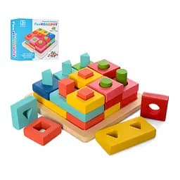 Іграшка Limo Toy Геометрика MD 2345 дерев'яна