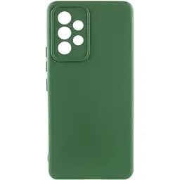 Чехол Silicone Cover Ummi Lakshmi Full Camera (AA) для Samsung Galaxy A23 4G Зеленый / Dark green