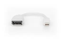 Переходник Mini DisplayPort - DisplayPort Digitus 4K - мініатюра 4