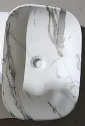 Умивальник накладний Mixxus Premium Diverse-0114 marble 455x325x135 мм MP6545, Мармур - мініатюра 3