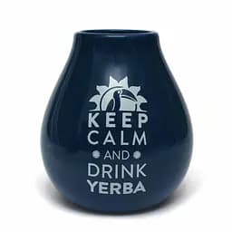 Калебас керамічний Keep Calm, 350 мл - Кавовий - мініатюра 8