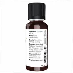 Олія шавлії Now Essential Sage Oil 30 ml - мініатюра 3