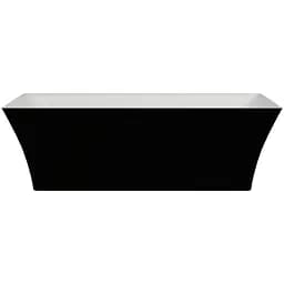 Ванна отдельностоящая матовая Amdcon Sparta 173x73 черная из литого камня SPARTA_173_BLACK_MAT Черный матовый